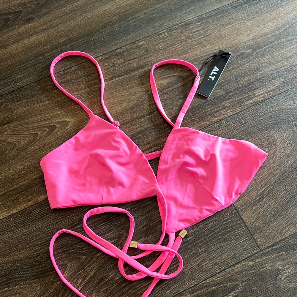 Alt Pink Bikini Top